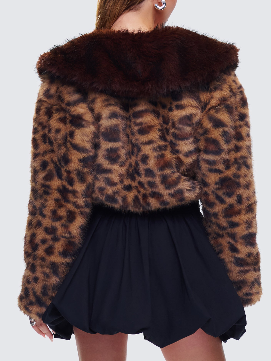 Leopard Plush Coat