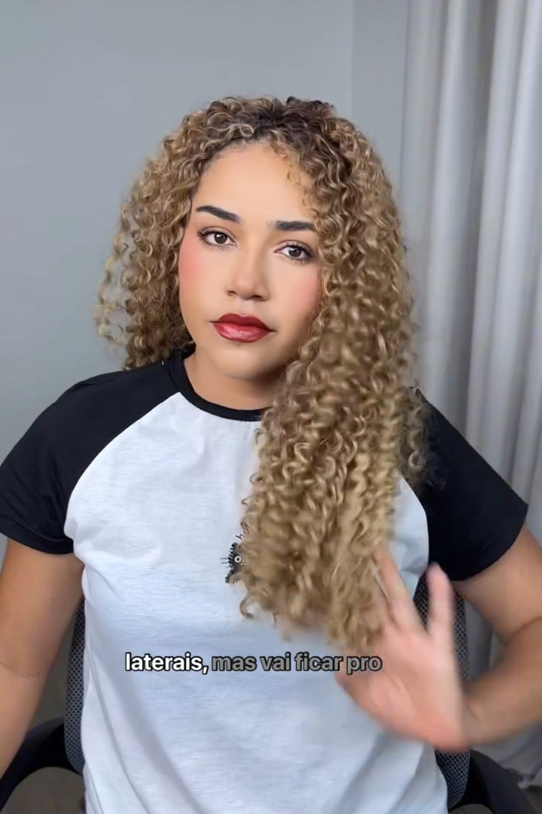 Flame Retardant Crochet Wig Water Ripple Wig