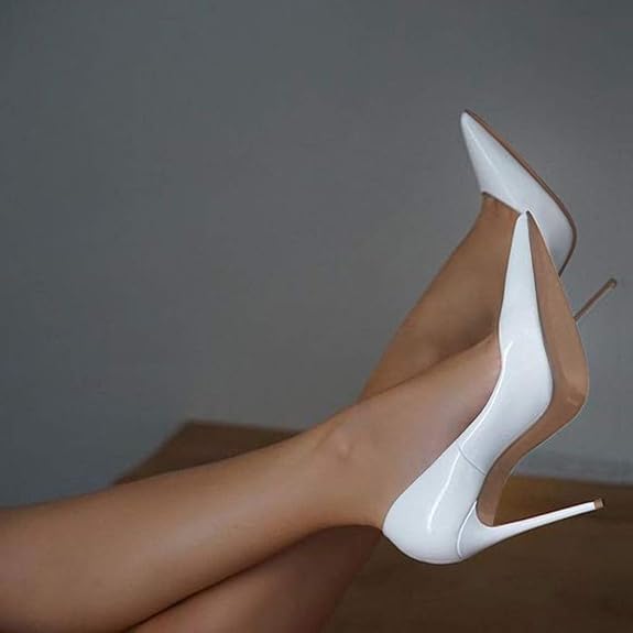 High Heels, Womens Pointed Toe Slip on Stilettos Basic Shoes