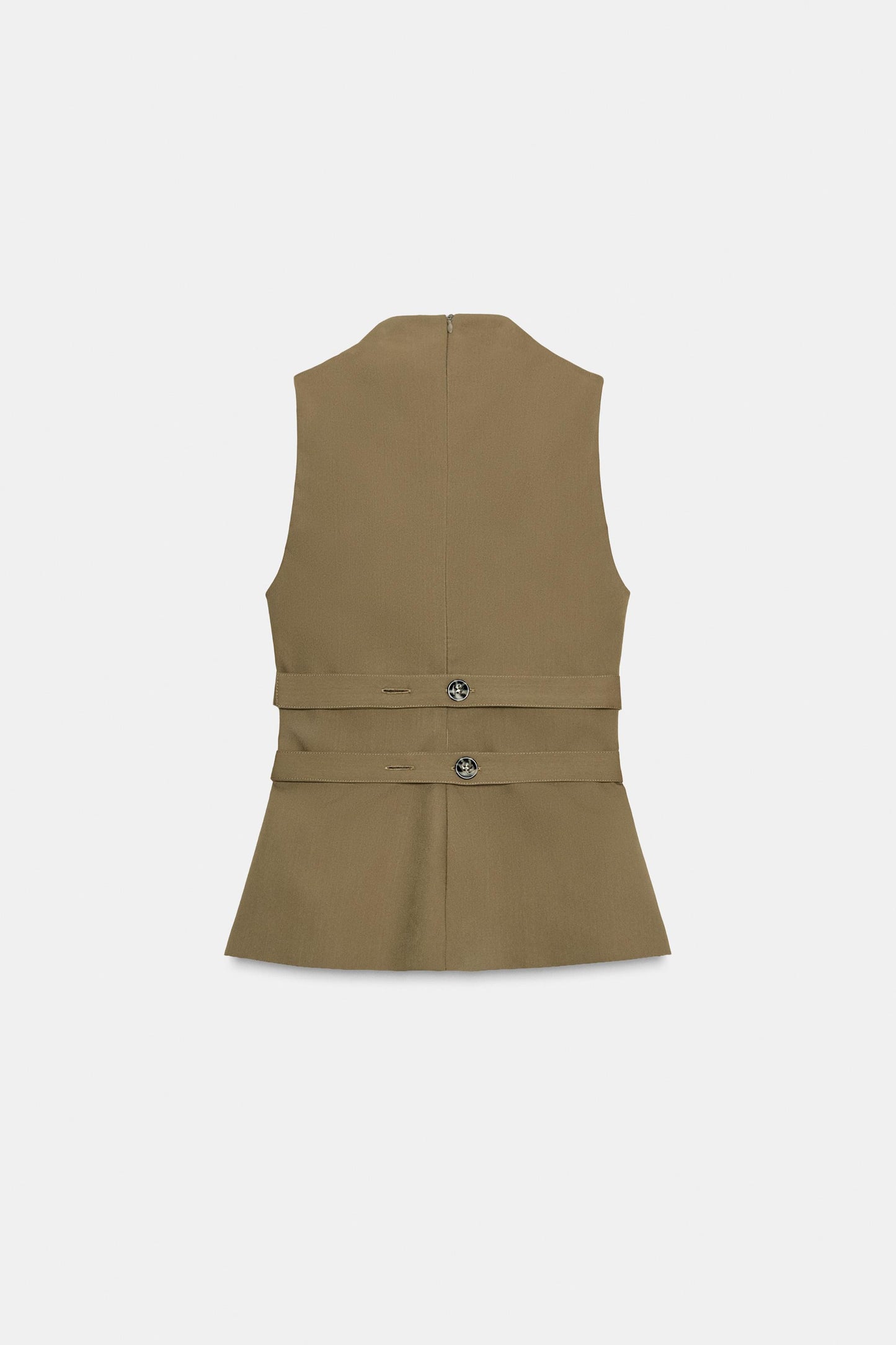 Button-Up Sleeveless Top