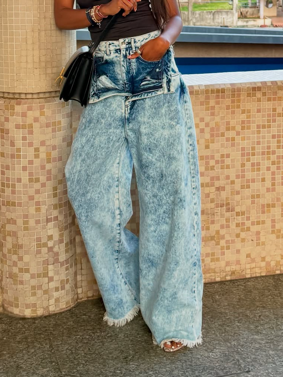 Wide-leg Jeans