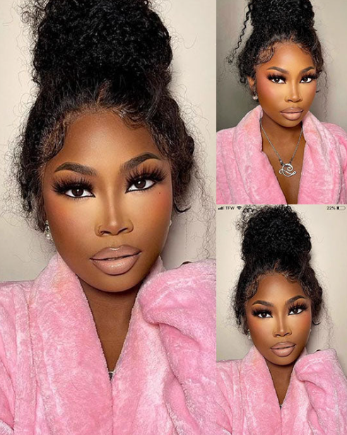 Adorable Lace Small Curly Wig