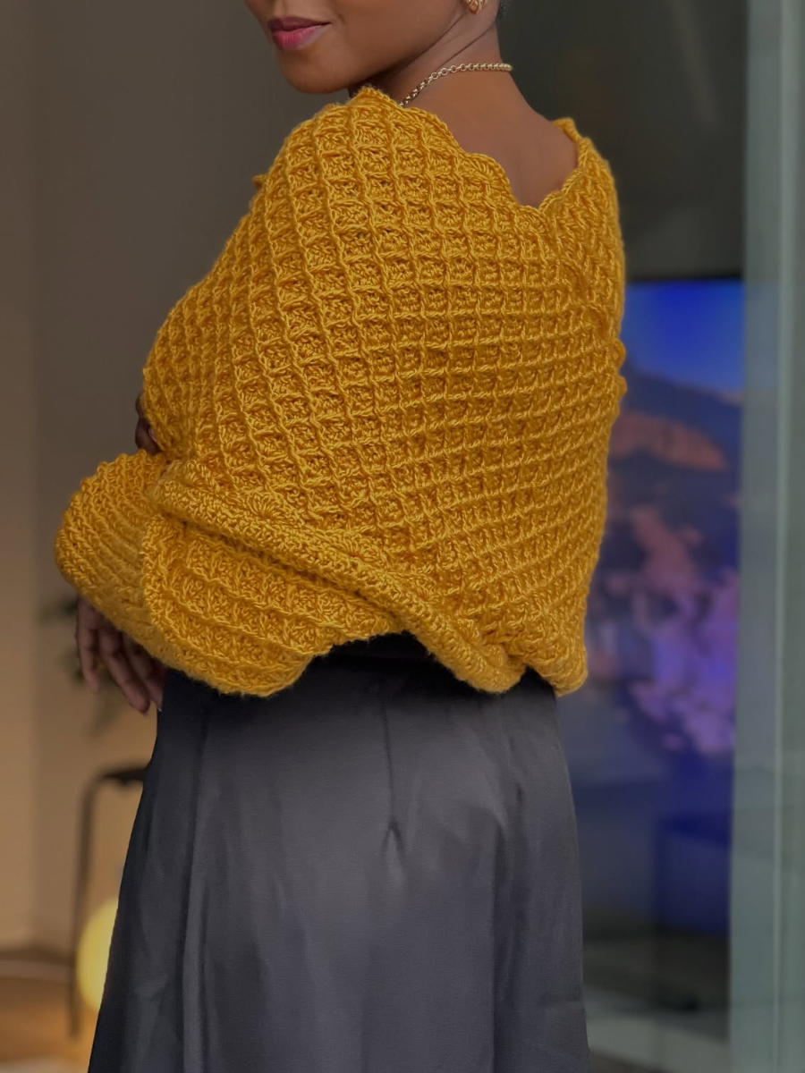 Knitted Off-the-shoulder Top