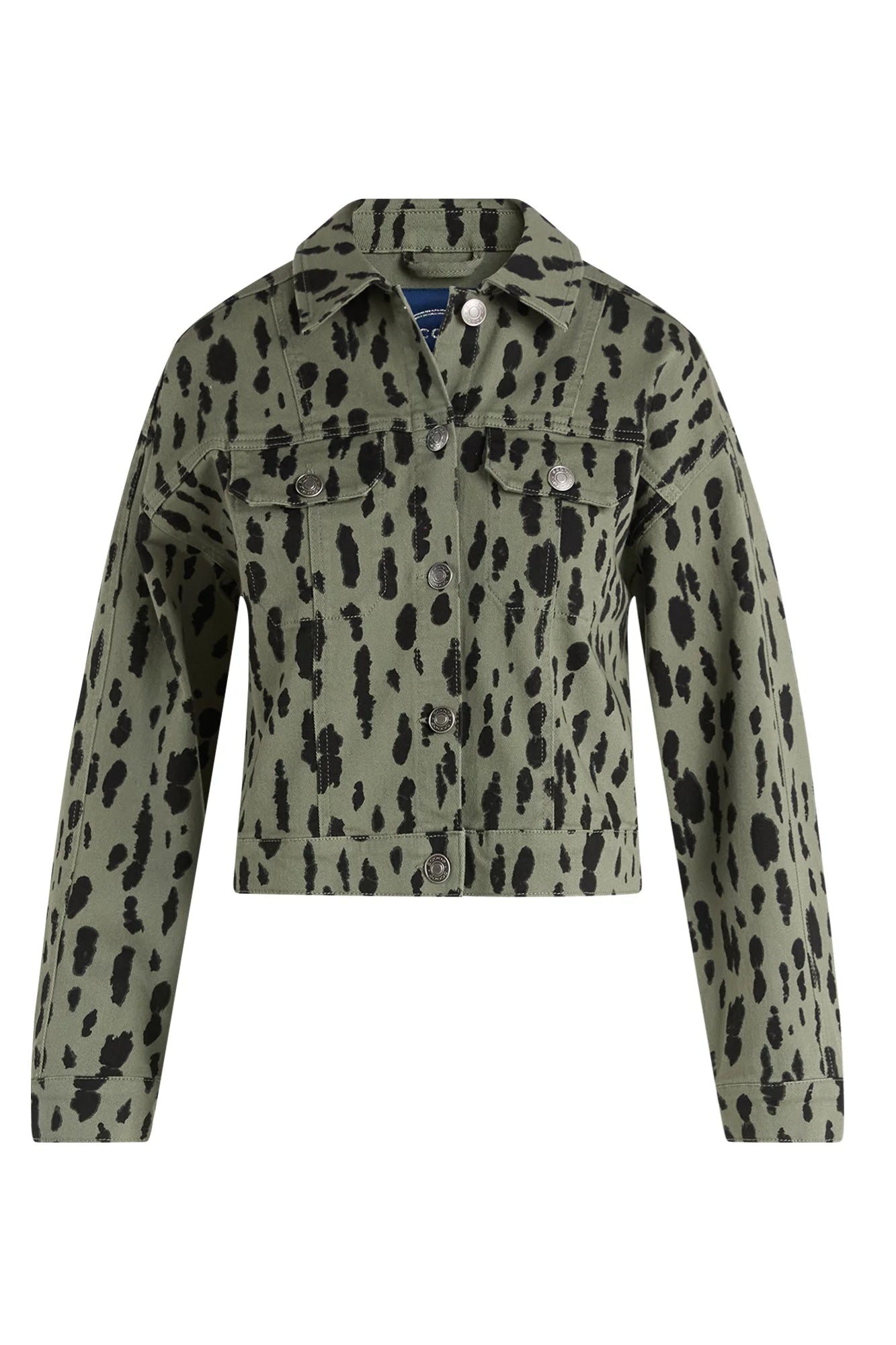 Cropped Denim Trucker Jacket