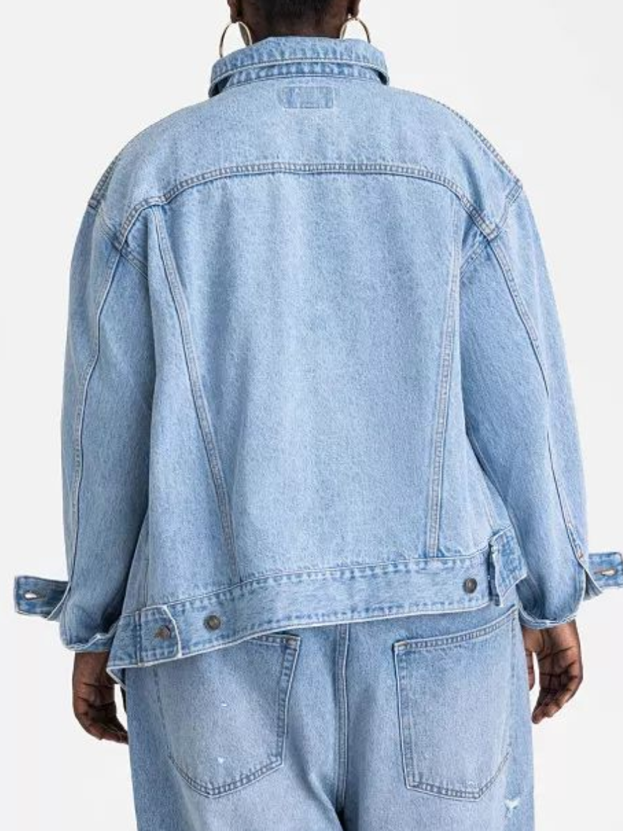 Irregular Design Denim Jacket