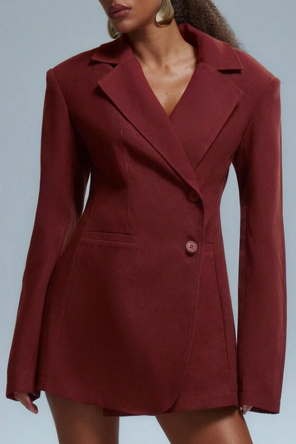 Oversized Structured Blazer Dress