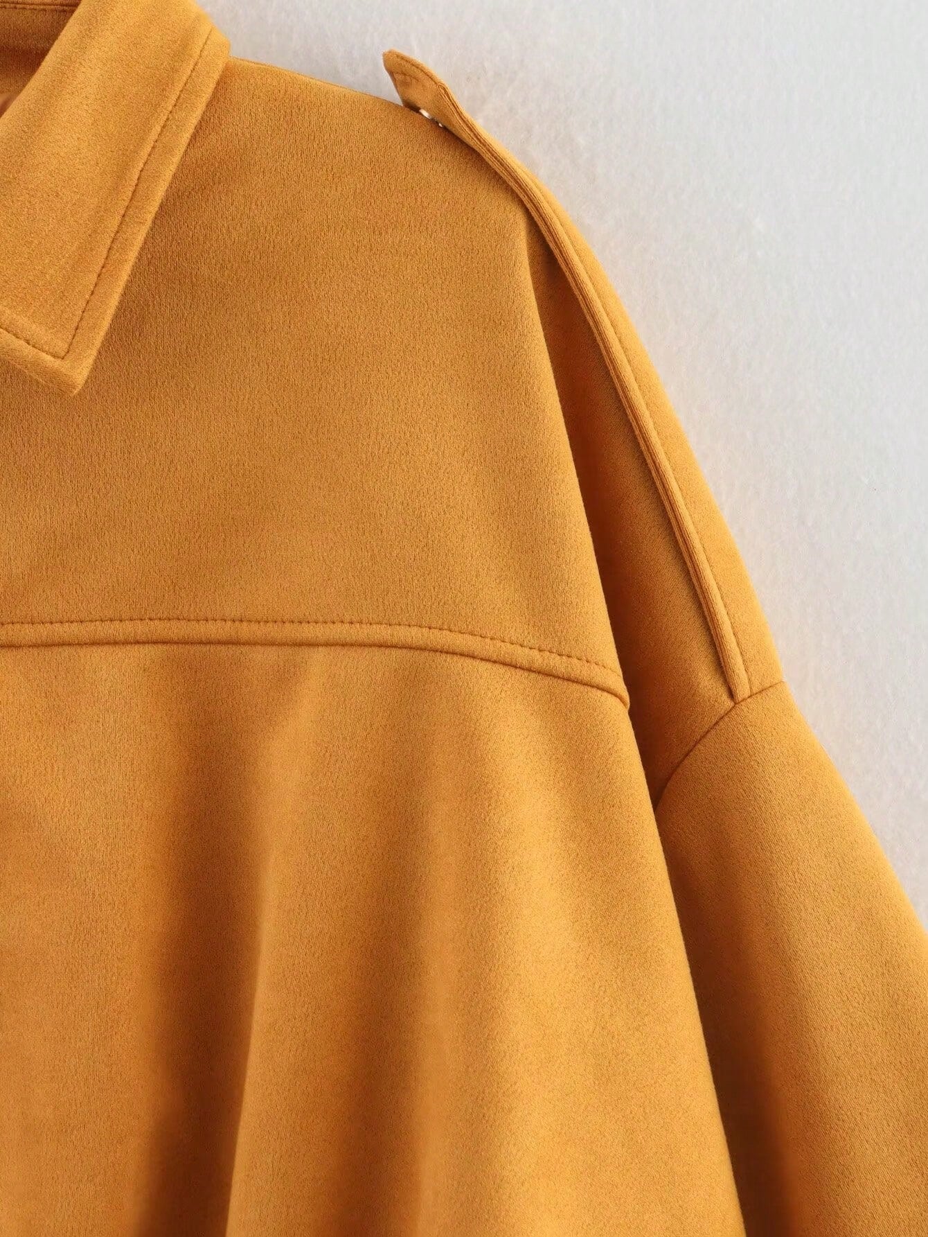 Street Fashion Turndown Collar Vintage Long Sleeve Zipper Jacket