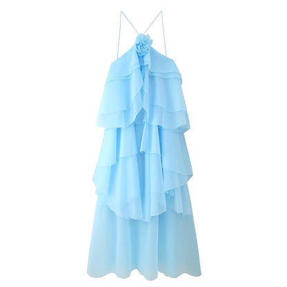 Multi-layer Dress With Ruffles