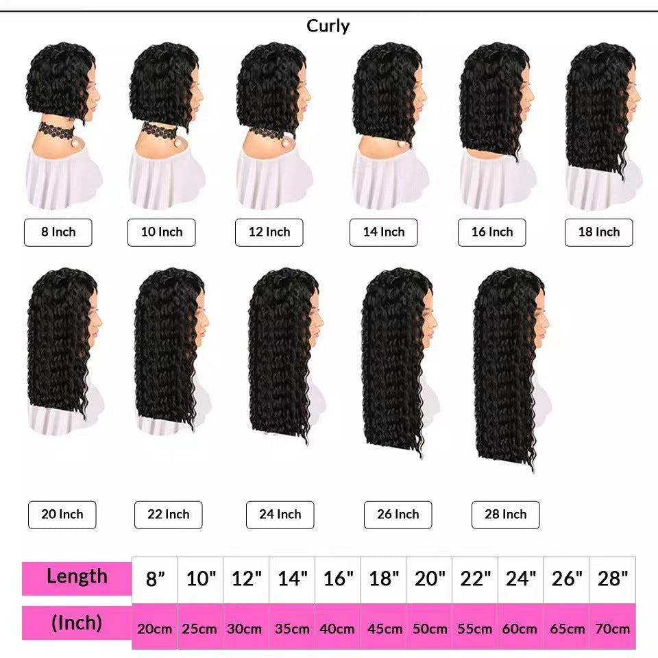 Adorable Lace Small Curly Wig