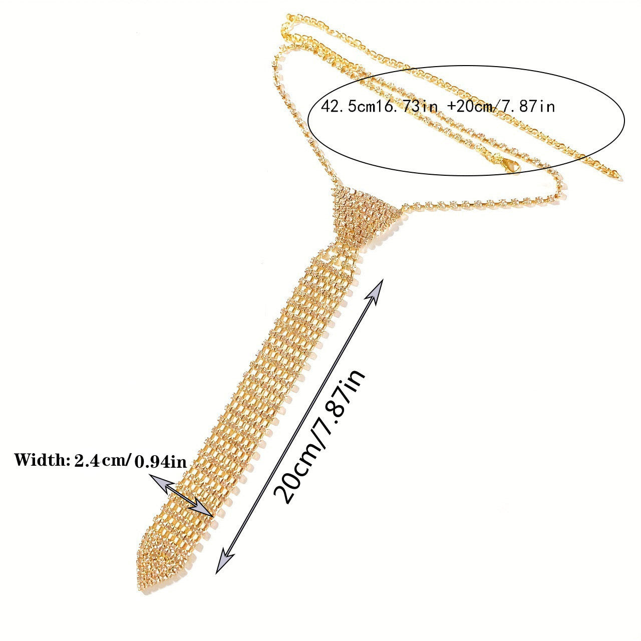 Dazzle Tie&Head Chain