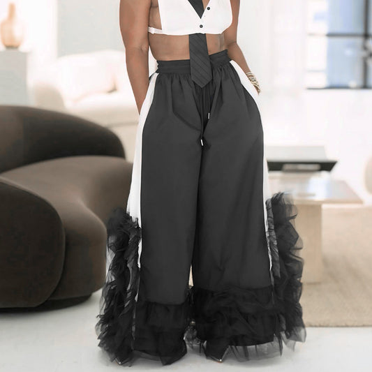 High Waist Loose Trousers