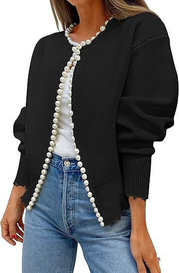 Elegant Pearl Cardigan
