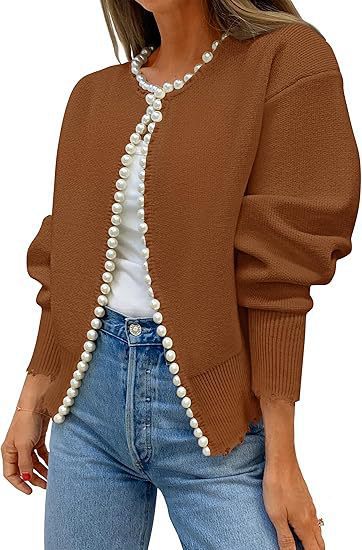 Elegant Pearl Cardigan