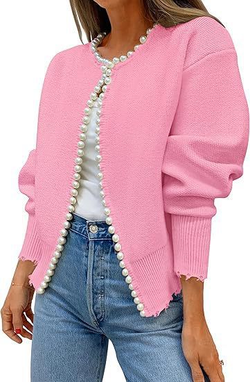 Elegant Pearl Cardigan