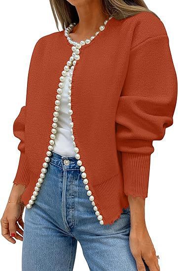 Elegant Pearl Cardigan