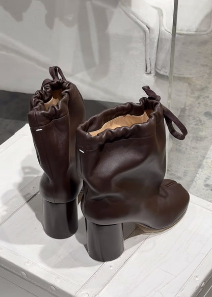 Stylish Split Toe High Boots