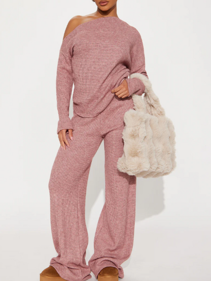 Strapless Knitted Suit