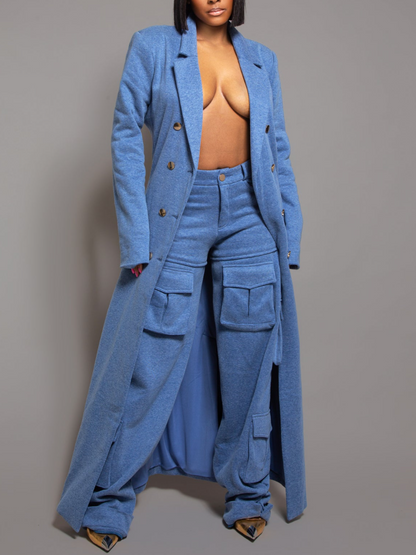 Double-breasted Elegant Sporty Suit