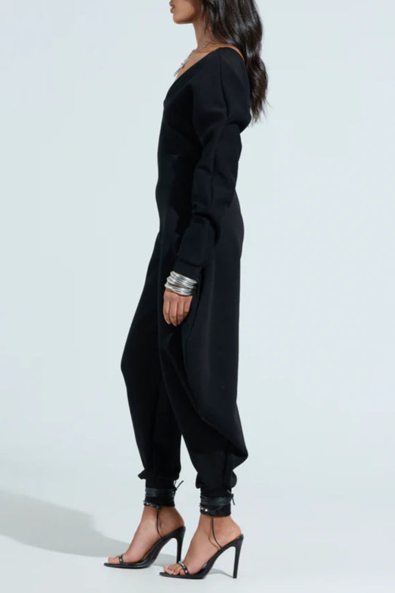 Comfy Cozy Sweatshirt Jumpsuit