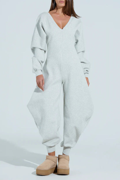 Comfy Cozy Sweatshirt Jumpsuit
