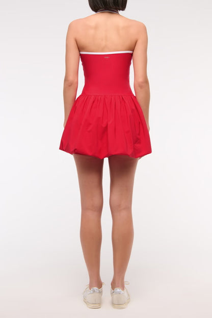 Bubble Hem Mini Dress