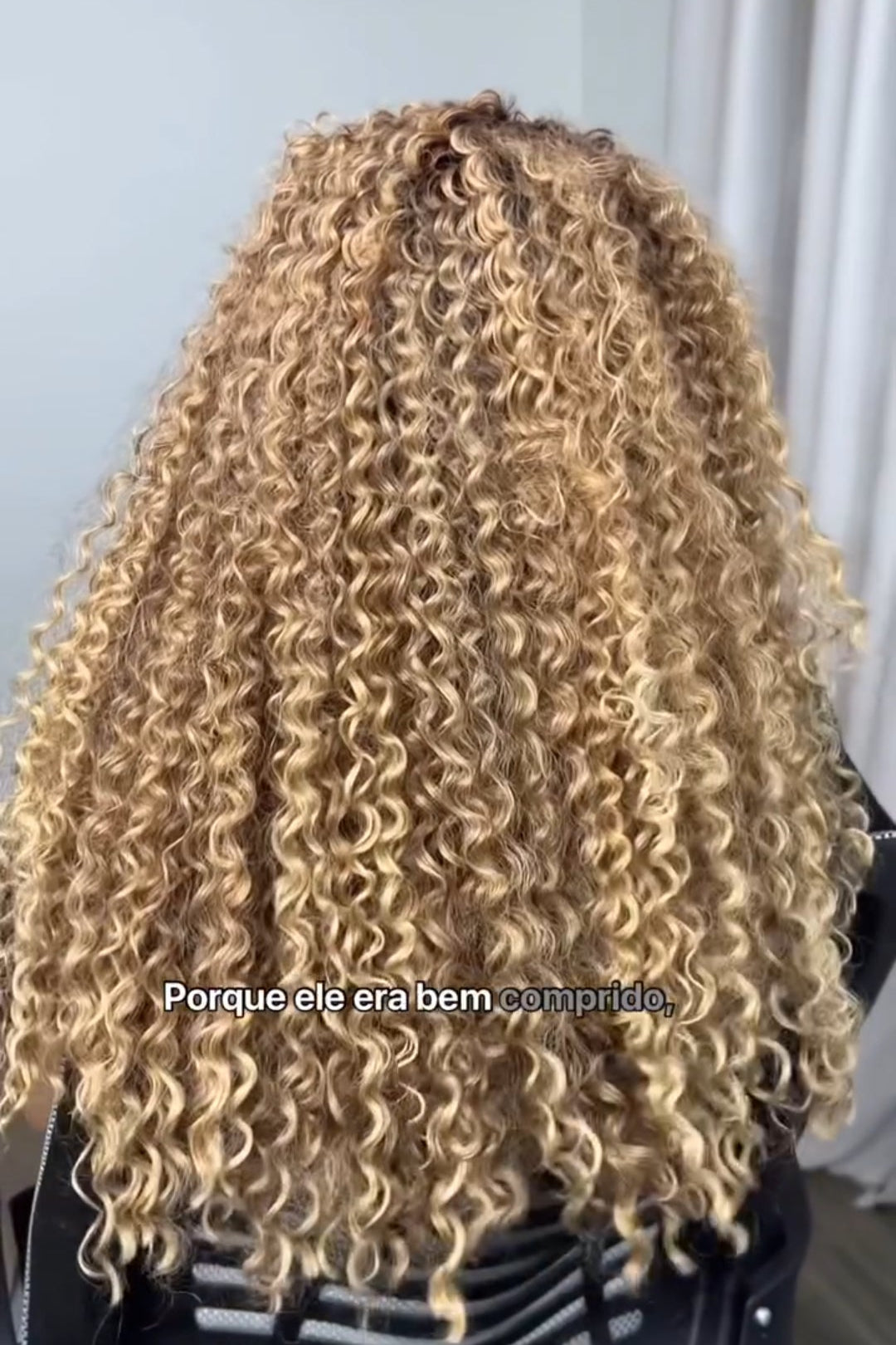 Flame Retardant Crochet Wig Water Ripple Wig