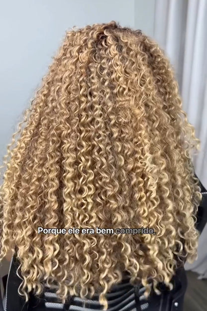 Flame Retardant Crochet Wig Water Ripple Wig