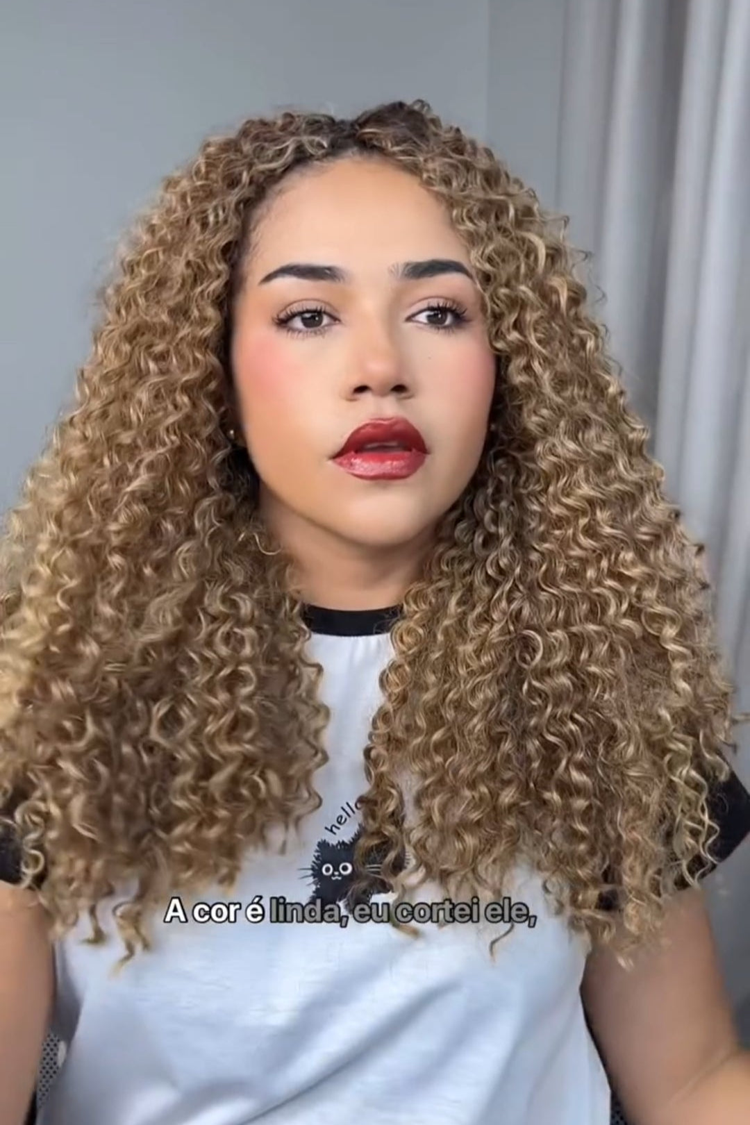 Flame Retardant Crochet Wig Water Ripple Wig