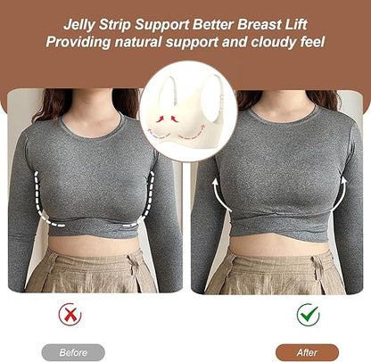 Womens Wireless Bras Push Up Support Full Coverage Bralettes No Underwire Bra Comfortable Everyday Seamless Tshirt Bras