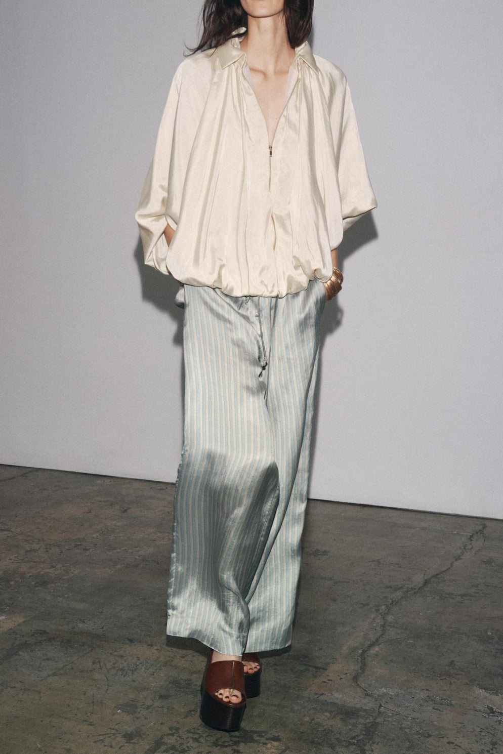 Trendy Beige Jacket