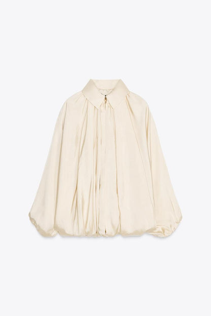 Trendy Beige Jacket