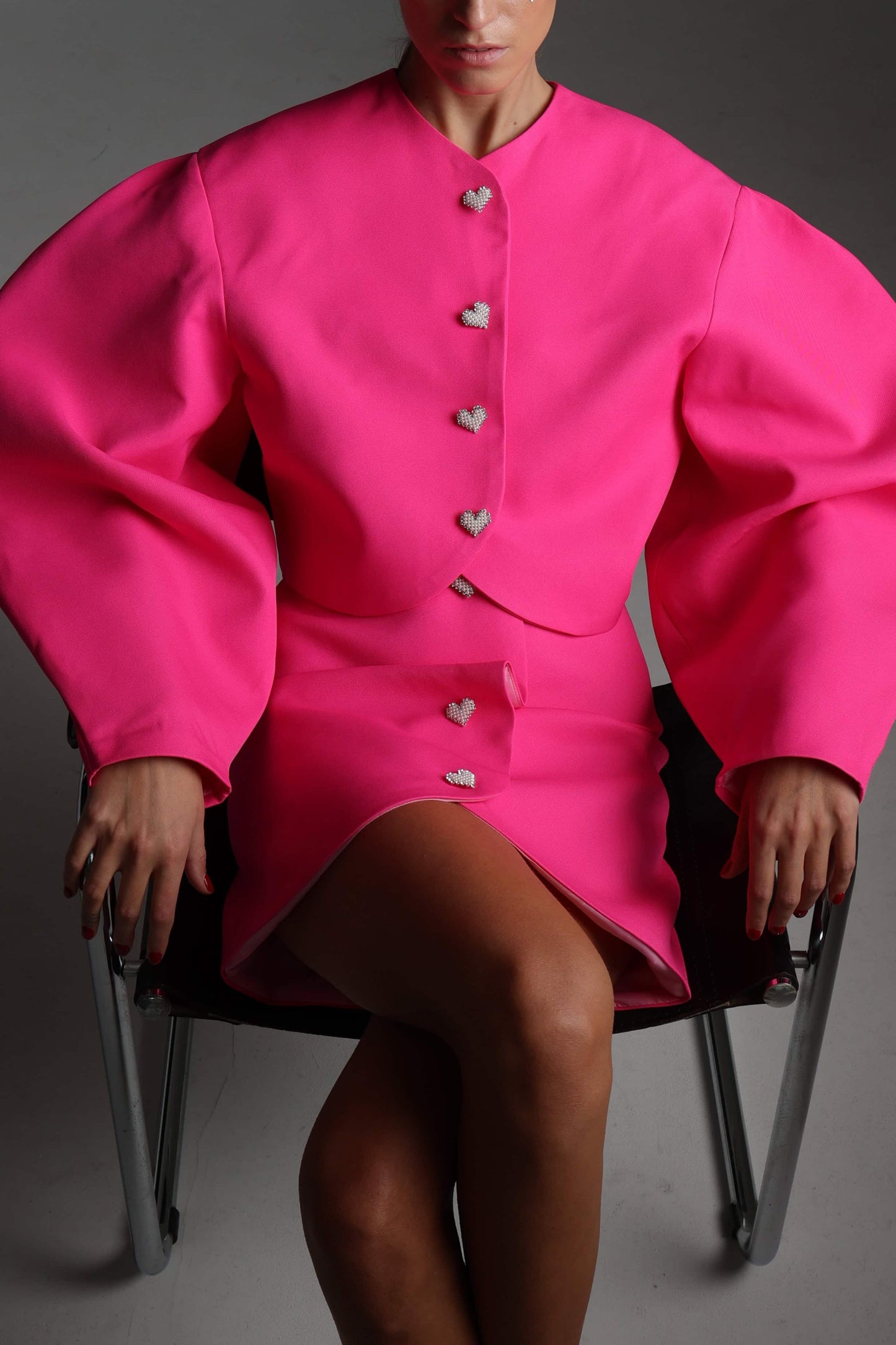 Fuchsia Pink Blazer