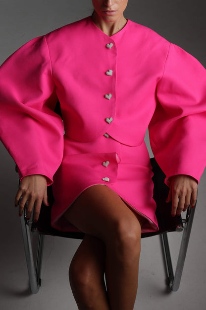 Fuchsia Pink Blazer