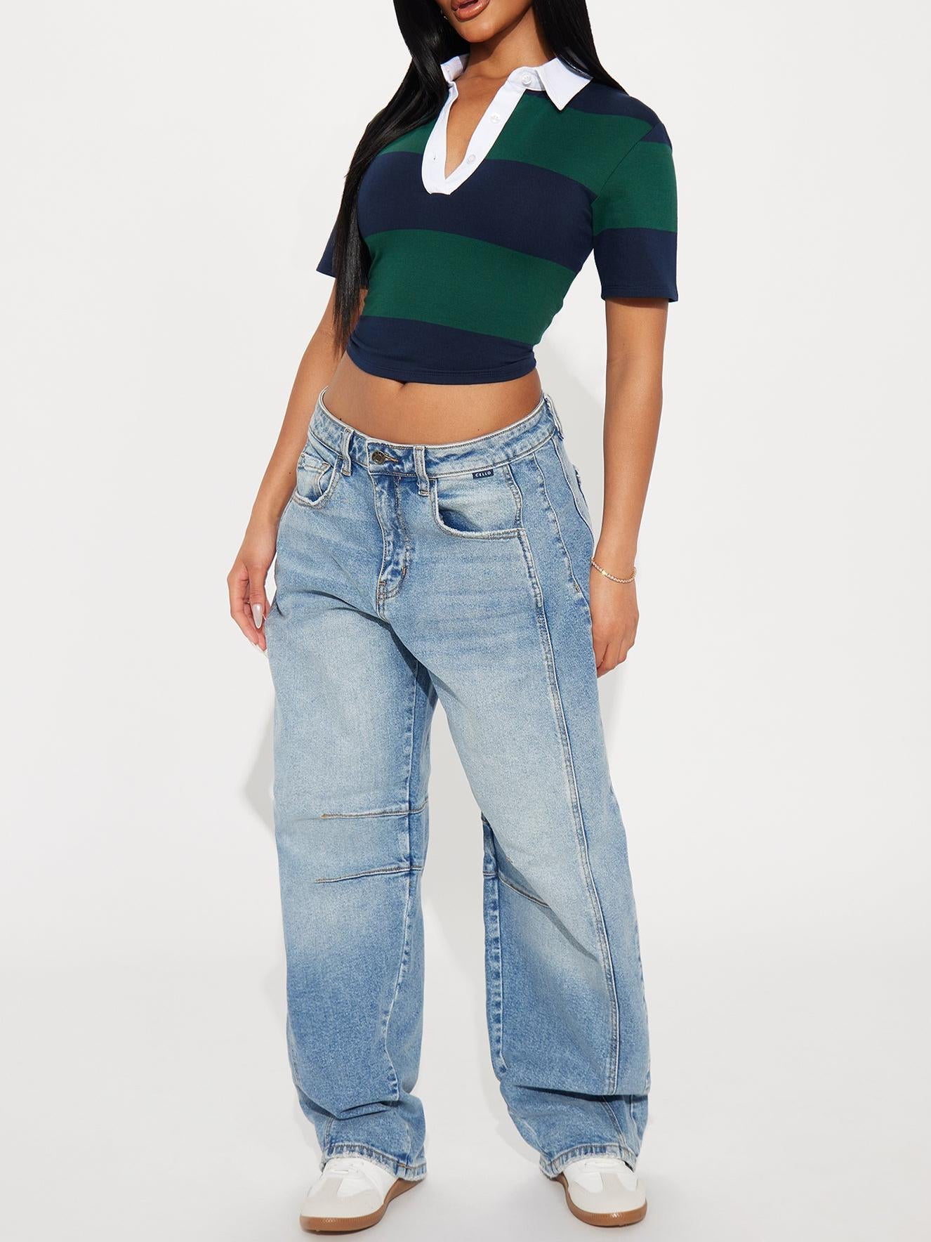 Sporty Era Polo Shirt - Green/combo