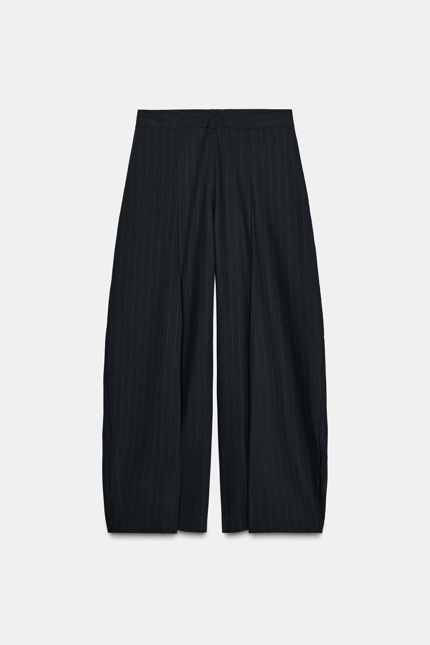 Pinstripe Pleated Pants
