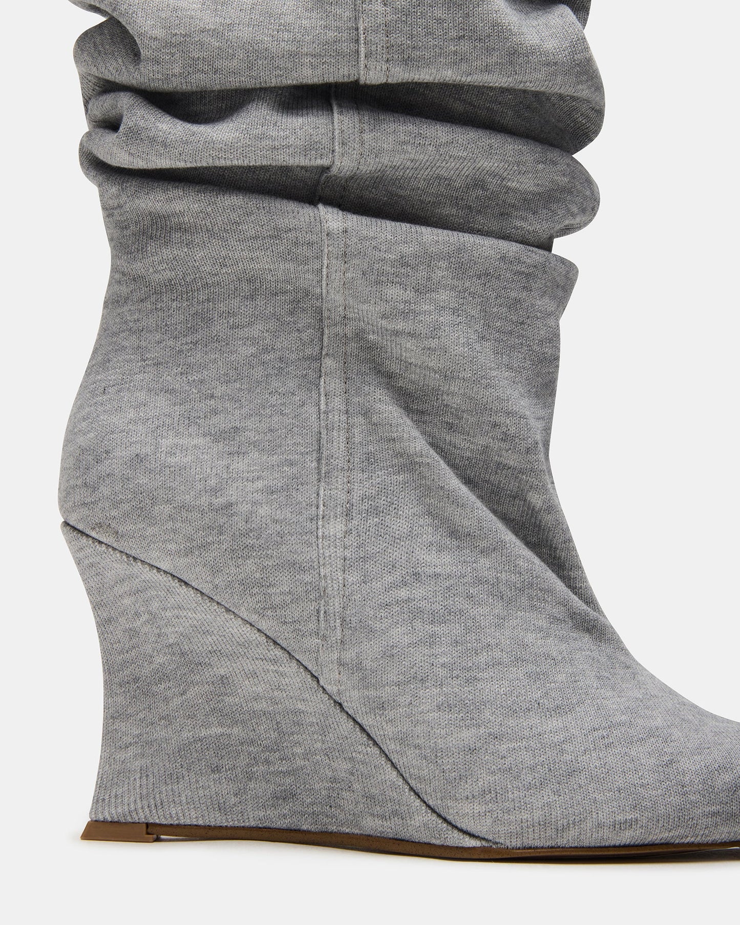 Distortion Grey Fabric Boots