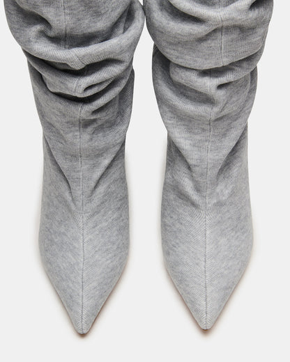 Distortion Grey Fabric Boots