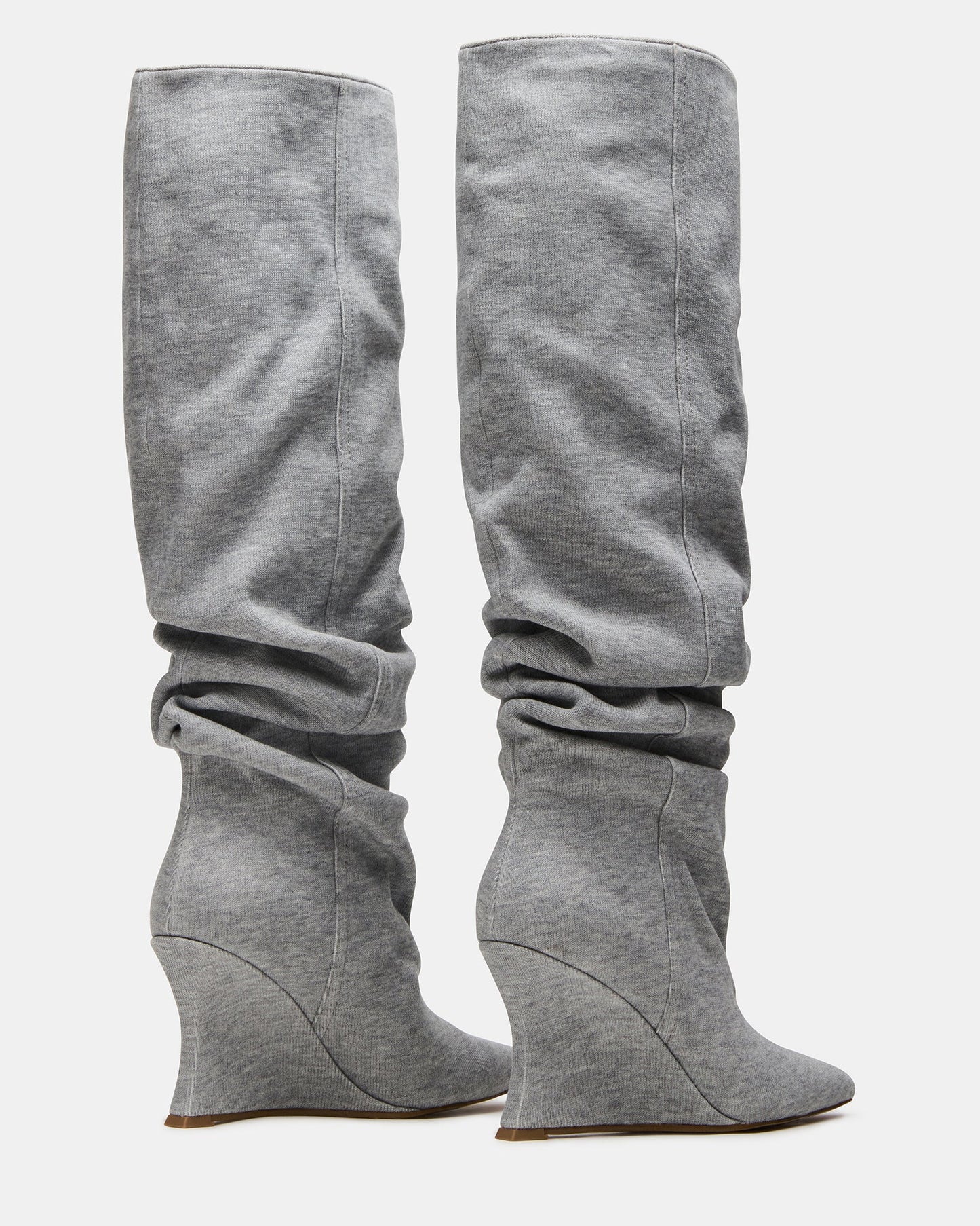 Distortion Grey Fabric Boots