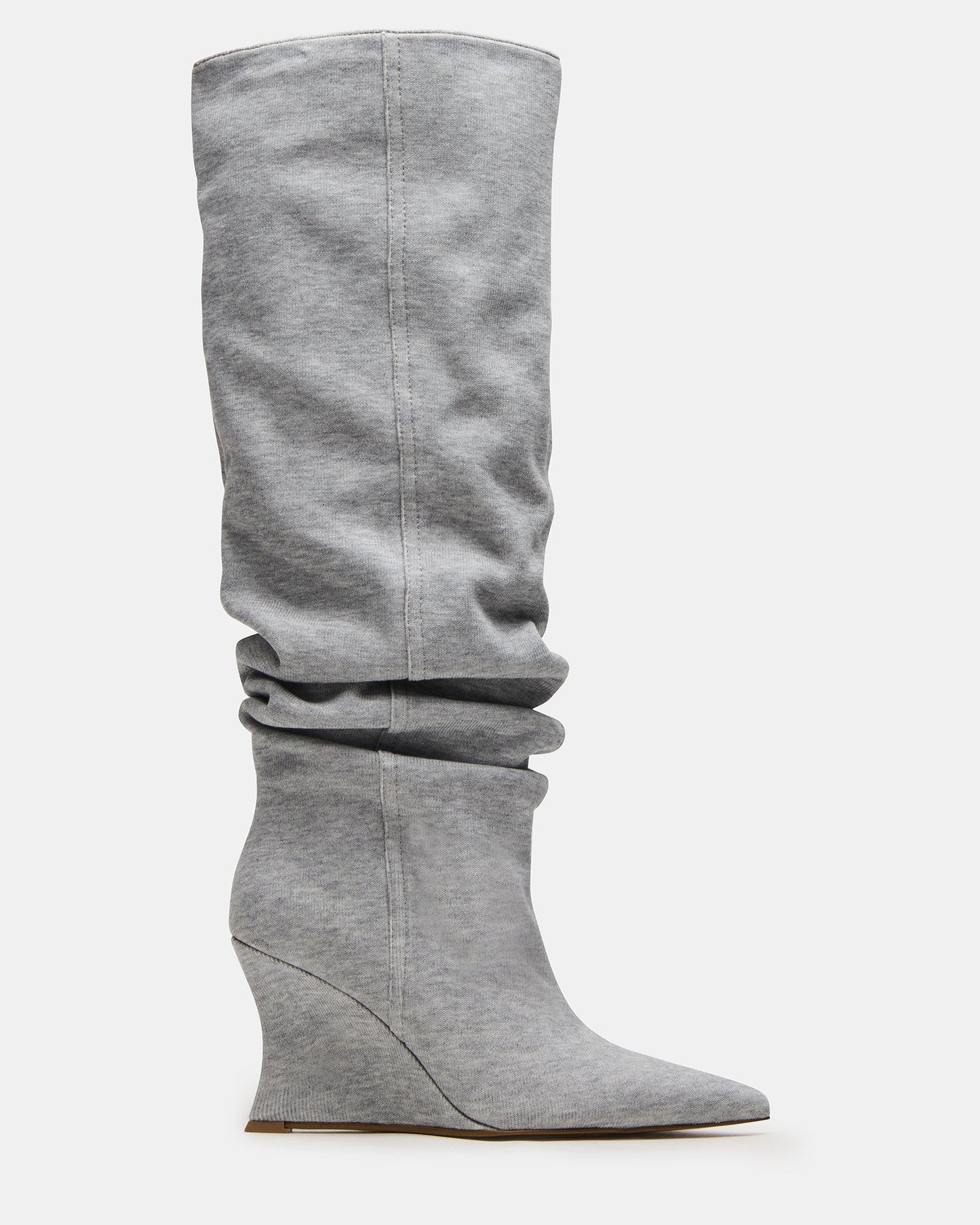 Distortion Grey Fabric Boots