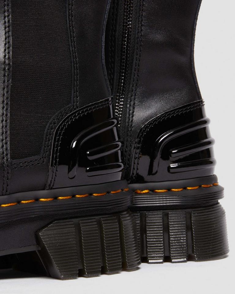 Leather Chelsea Hi Platform Boots