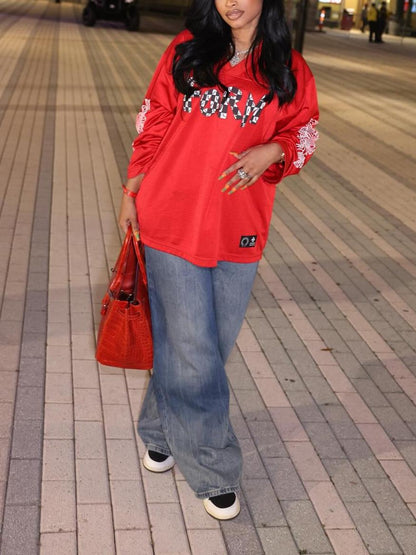 Red Mesh Stadium Jersey