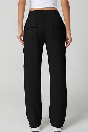 Women's Half Zip Cropped Sweatshirt & Baggy Sweatpants Set