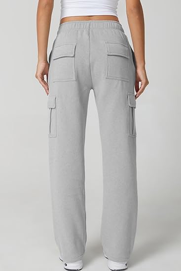 Women's Half Zip Cropped Sweatshirt & Baggy Sweatpants Set