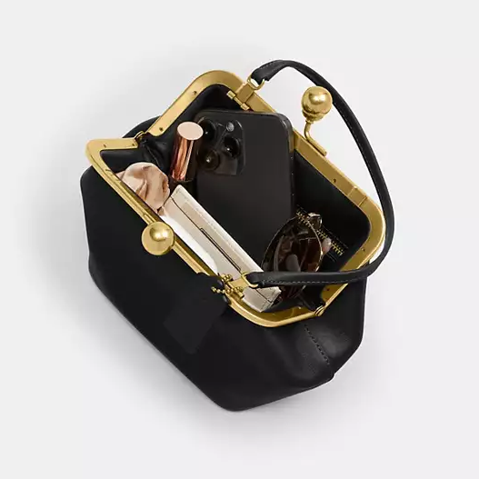 Small Kisslock Frame Bag