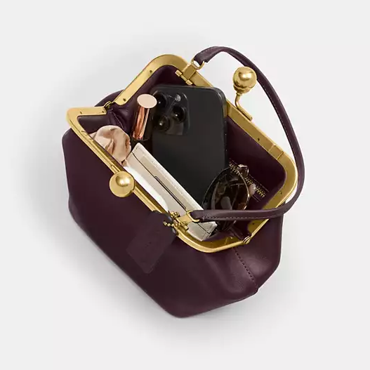 Small Kisslock Frame Bag