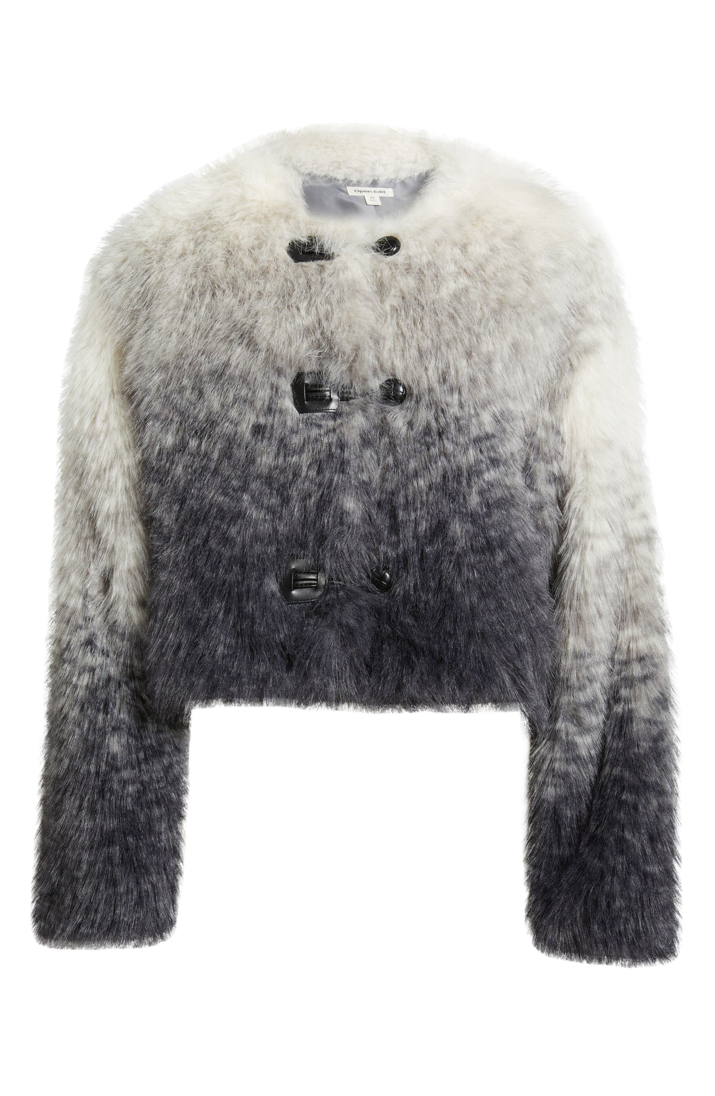 Ombré Faux Fur Jacket