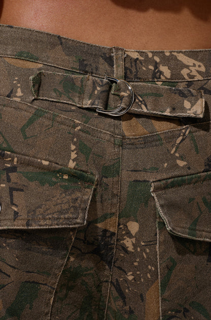 Down And Dirty Camo Bermuda Short