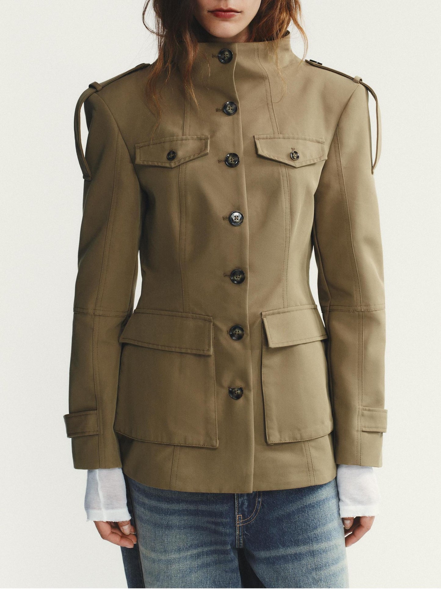 Tabbed Pocket Jacket