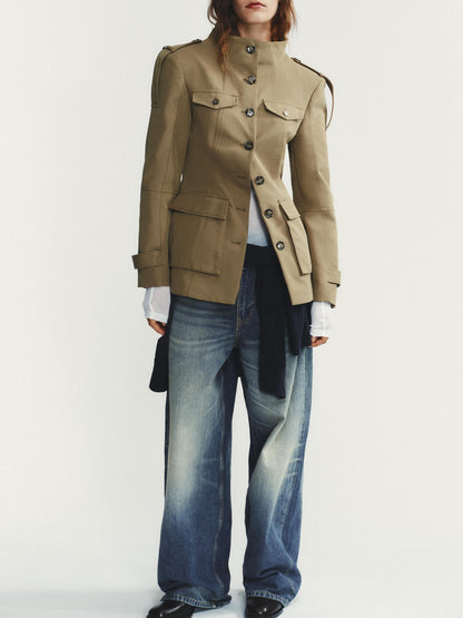 Tabbed Pocket Jacket