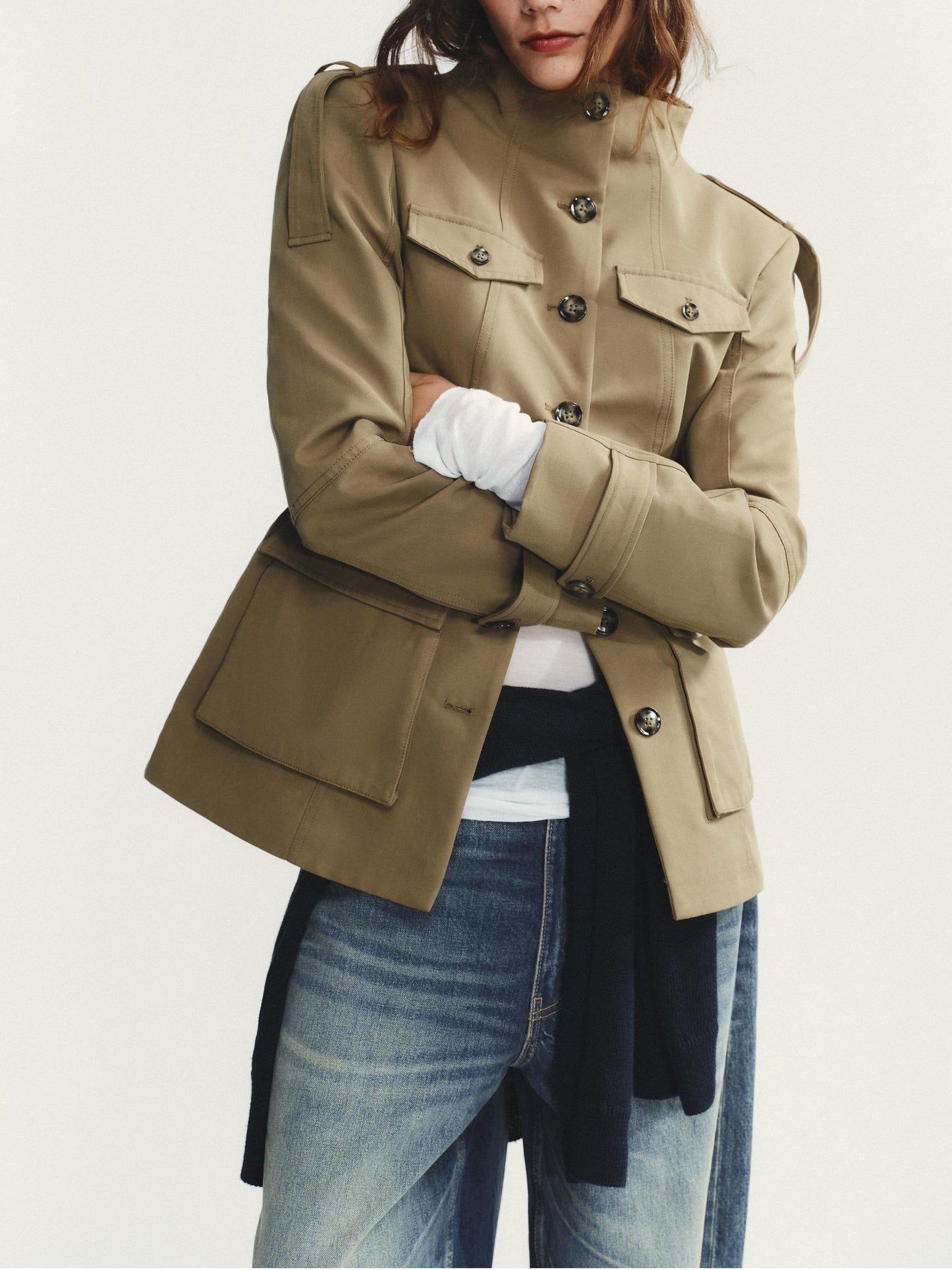 Tabbed Pocket Jacket